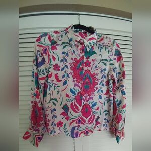 Zara flower blouse